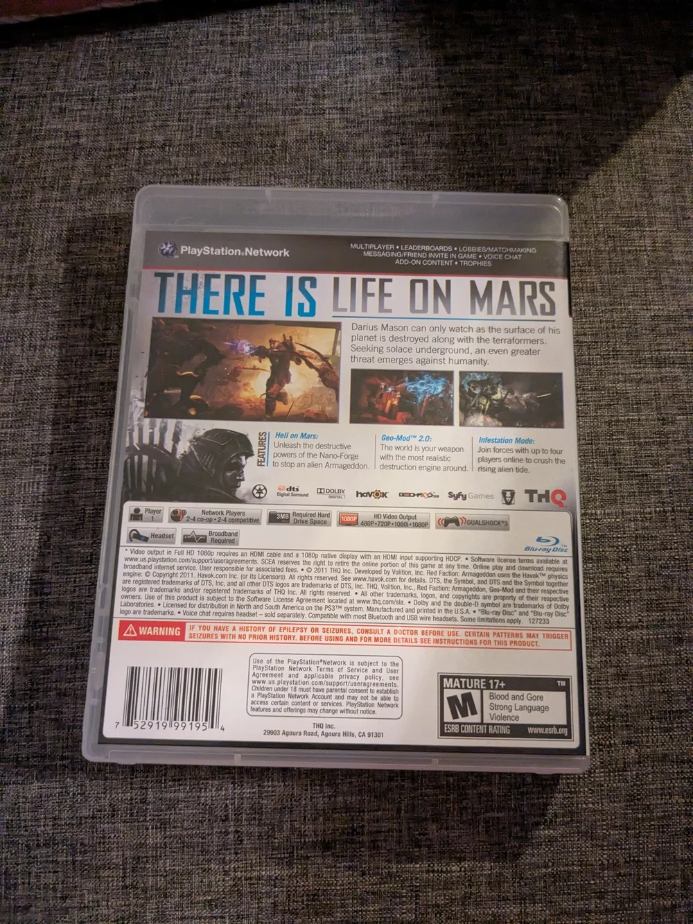 Red Faction: Armageddon for PS3 In Excellent Condition